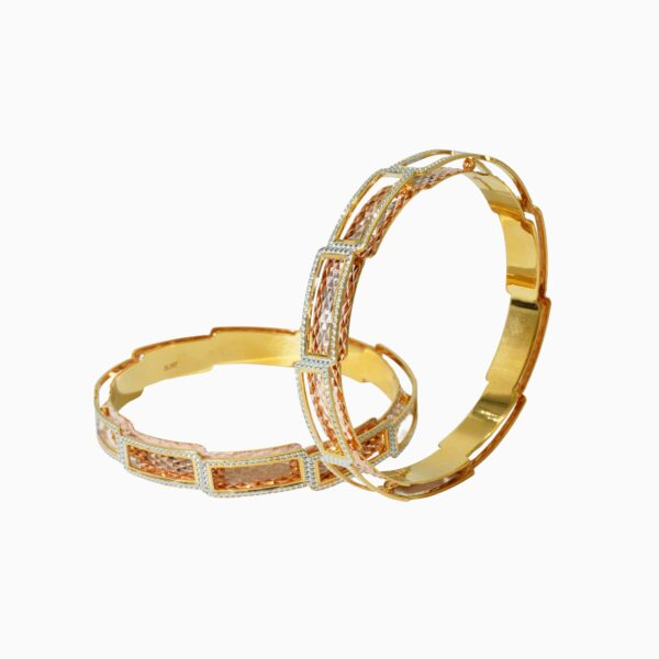 Rhodium and Rose Gold