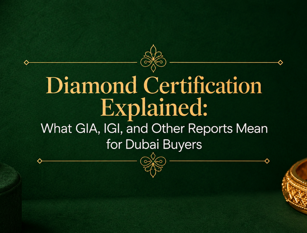 Diamond certification explained: what GIA, IGI, and other reports mean for Dubai buyers